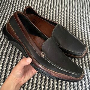 Allen Edmonds Boulder Black Slip On Loafers Men's size 10 1/2
